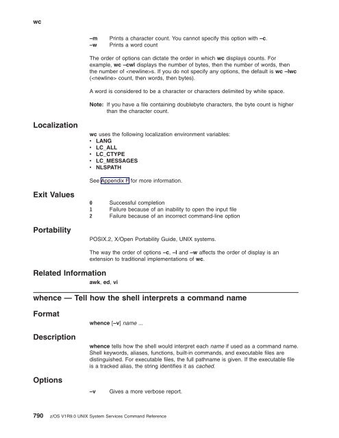 z/OS V1R9.0 UNIX System Services Command ... - Christian Grothoff