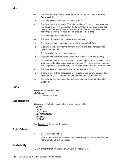 z/OS V1R9.0 UNIX System Services Command ... - Christian Grothoff