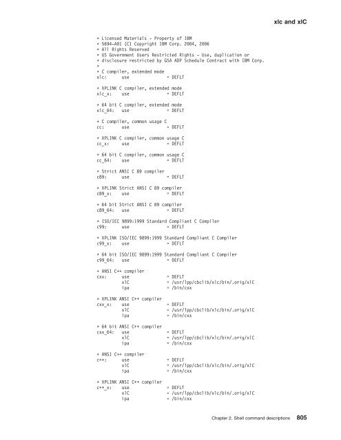 z/OS V1R9.0 UNIX System Services Command ... - Christian Grothoff