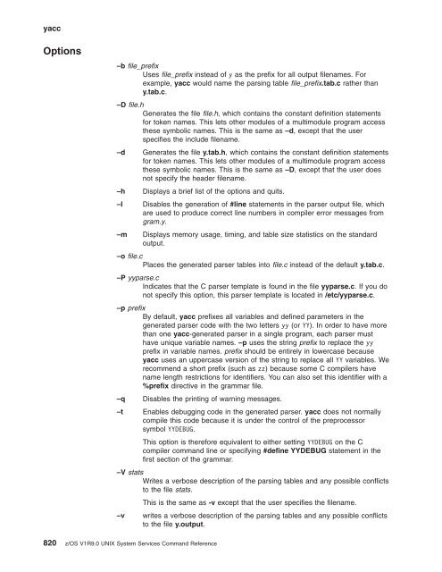 z/OS V1R9.0 UNIX System Services Command ... - Christian Grothoff