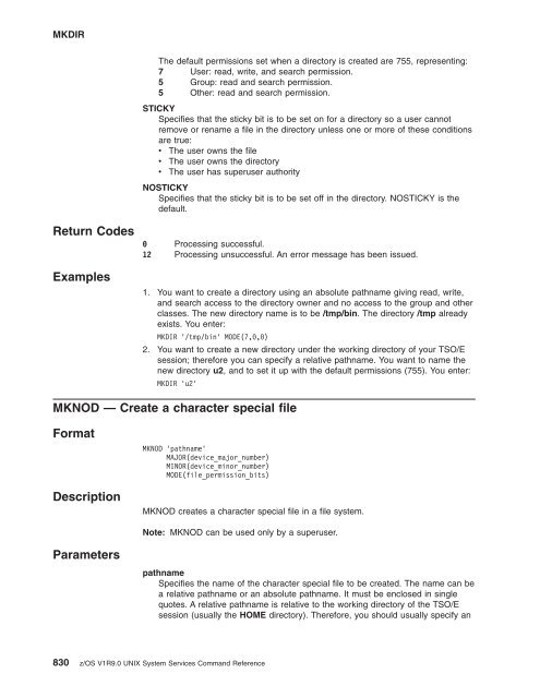 z/OS V1R9.0 UNIX System Services Command ... - Christian Grothoff