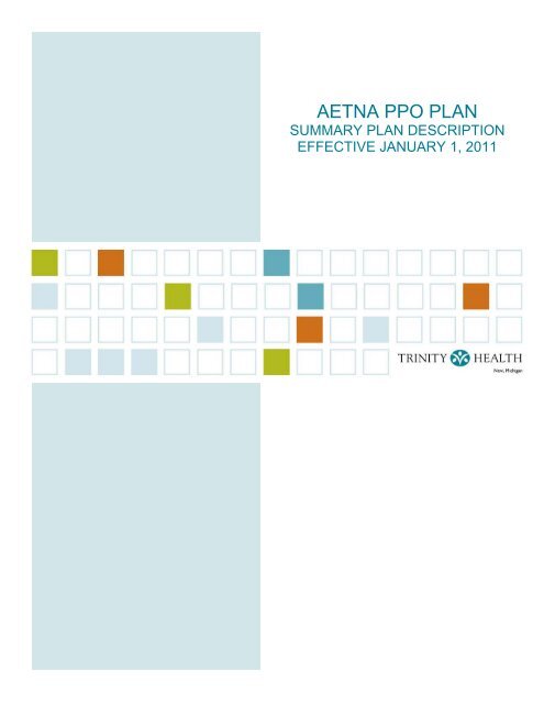 AETNA PPO PLAN - My Benefits Portfolio - Trinity Health