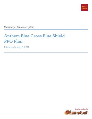 Anthem Blue Cross Blue Shield PPO Plan - Teamworks at Home ...