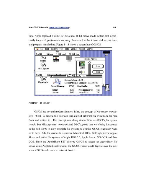 A Technical History of Apple's Operating Systems - Mac OS X Internals