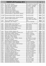 VIDROFLOR-Preisliste 2012 - Scheuermeyer