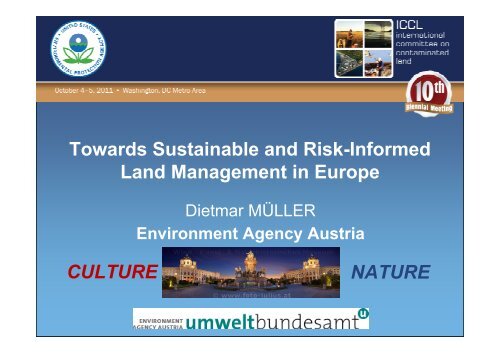 Towards Sustainable and Risk-Informed Land Management in ...