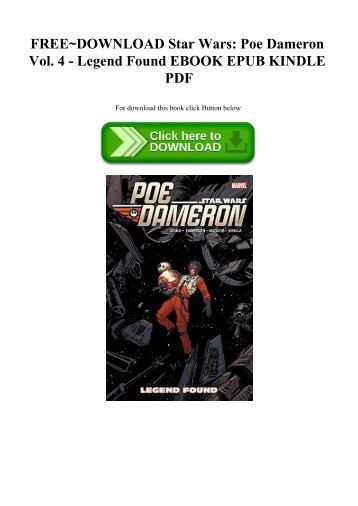 FREE~DOWNLOAD Star Wars Poe Dameron Vol. 4 - Legend Found EBOOK EPUB KINDLE PDF