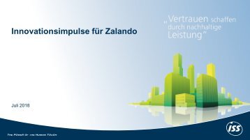 Innovationsimpulse für Zalando