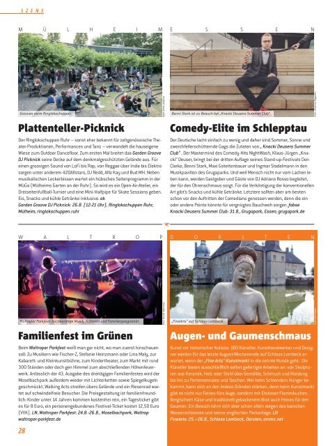 August 2018 - coolibri Recklinghausen, Gelsenkirchen, Herne