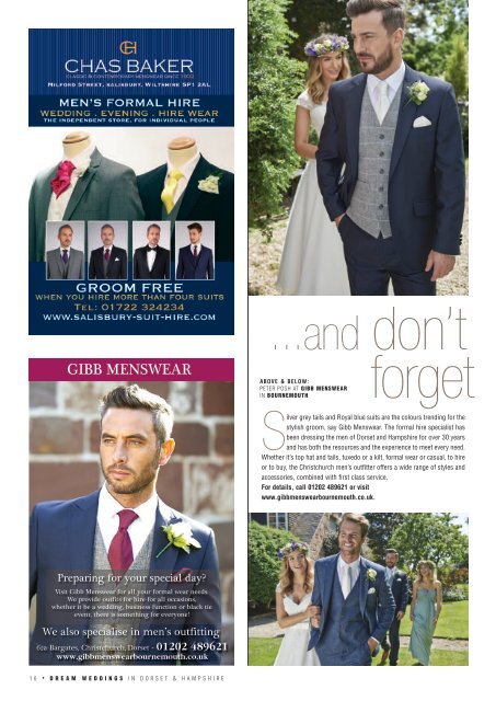 Dream Weddings Magazine - Dorset & Hampshire - issue.38