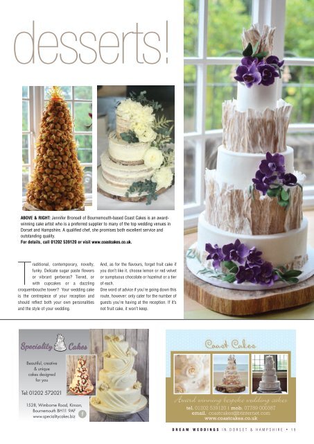 Dream Weddings Magazine - Dorset & Hampshire - issue.38