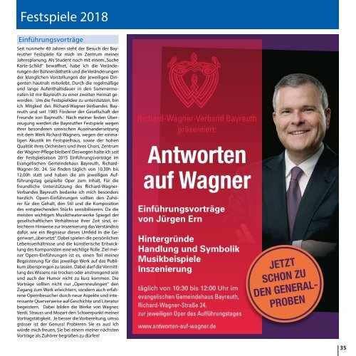 Bayreuth Aktuell August 2018