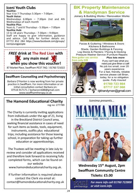 Swaffham Newsletter