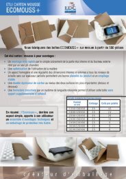 Brochure Ecomouss+ par EDC Transmouss