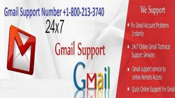  Gmail Support Number +1-800-213-3740