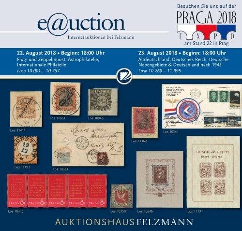Auktionshaus Felzmann - Auktion-1020 - Philatelie
