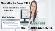 Fix QuickBooks Error 3371 status Code 11118