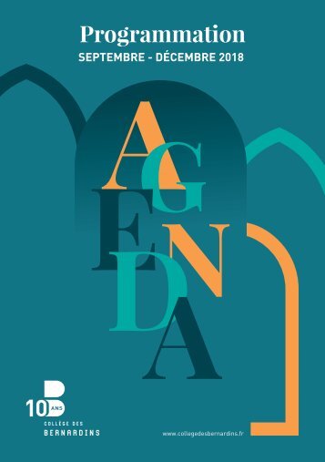 Agenda sep-dec 2018