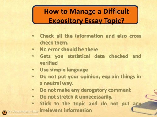 100 Powerful Expository Essay Topics That Will Make Your Teacher Love You pdf