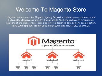 Magento Development Company- Magento Store