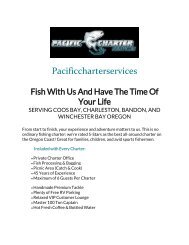 Looking For Guided Fishing Trips at Oregon Coast