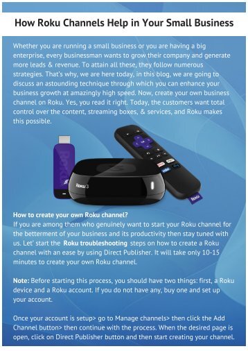 Grow your Business With the help of Roku Channel