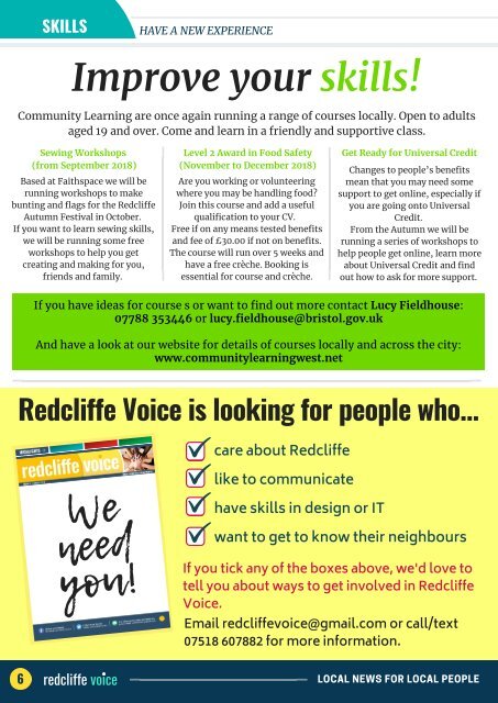 Redcliffe Voice Issue 6 Summer 2018 