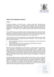 Draft Public Private Partnership (PPP) Standard Contract - Version 2 ...