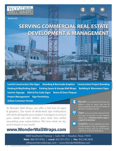 Houston Construction Monthly 2018