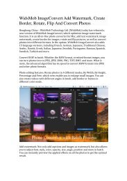 WidsMob ImageConvert Add Watermark, Create Border, Rotate, Flip And Convert Photos