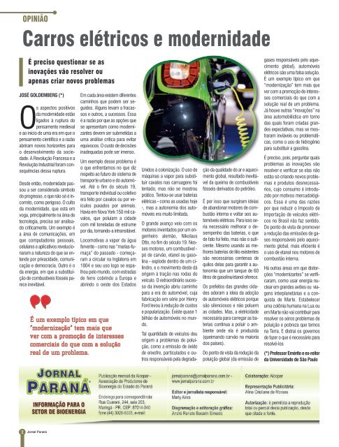 Jornal Paraná Agosto 2018