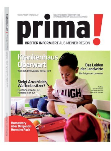prima! Magazin – Ausgabe September 2016