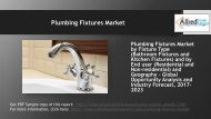 Will the Plumbing Fixtures Market grow till 2023? 