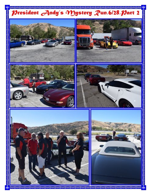 Central Valley Corvettes of Fresno - August 2018