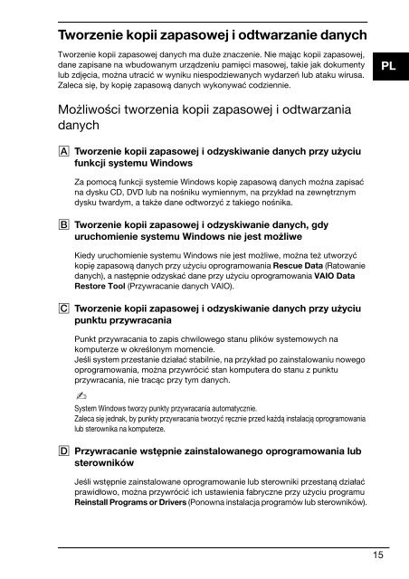 Sony VPCB11X9E - VPCB11X9E Guide de d&eacute;pannage Roumain