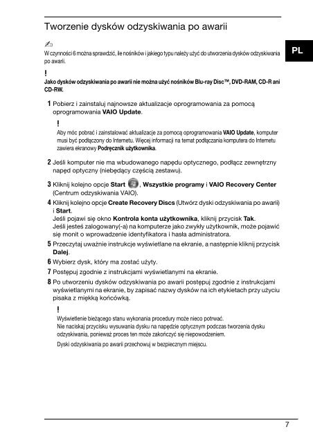 Sony VPCB11X9E - VPCB11X9E Guide de d&eacute;pannage Roumain