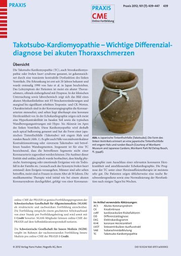 Takotsubo-Kardiomyopathie - Berner Institut für Hausarztmedizin ...
