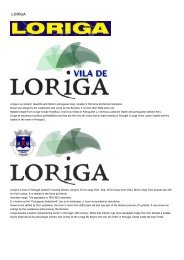 Concise history of Loriga extracts of the work of the historian António Conde_História concisa de Loriga extratos da obra do historiador António Conde