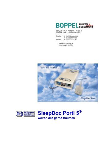 SleepDoc Porti 5 - Schlafdiagnose-System...