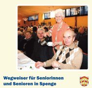 Wegweiser für Seniorinnen und Senioren in Spenge - Sen-Info