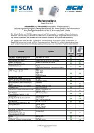 Referenzliste - SCM PC-Card GmbH