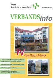 Verbandsinfo 12/2003-01/2004 - VdW Rheinland Westfalen