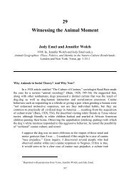 29 Witnessing the Animal Moment Jody Emel and ... - Praxis (e)Press