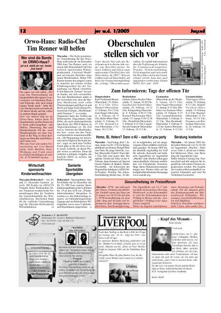 Vollständiger Text der Ausgabe 01/2005 (PDF-Format - jot wd