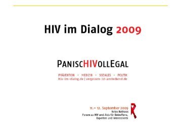 Praxis Dipl. Psych. Stefan Cremer Berlin - HIV im Dialog