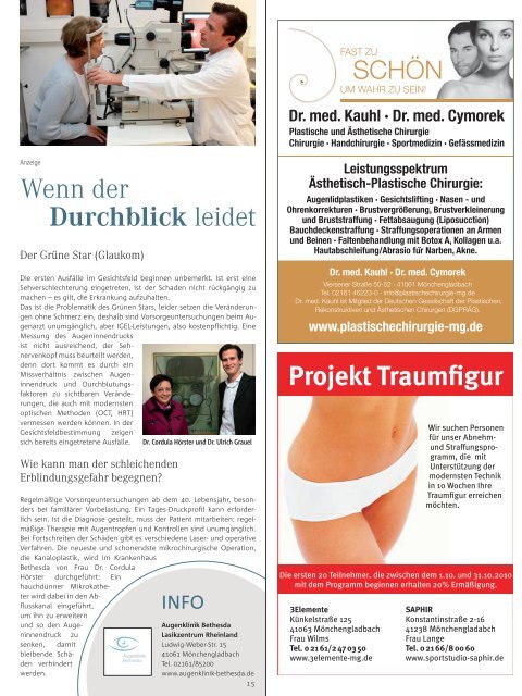 die neue, sagenhafte Saunawelt - Hindenburger Stadtzeitschrift für ...