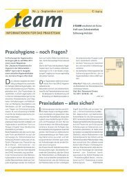 Praxishygiene – noch Fragen? - Zahnärztekammer Schleswig ...