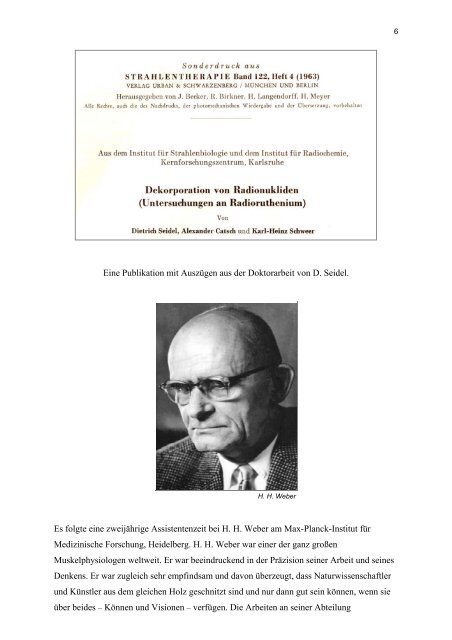 Abschiedsvorlesung - Prof. Dr. med. Dr. hc Dietrich Seidel