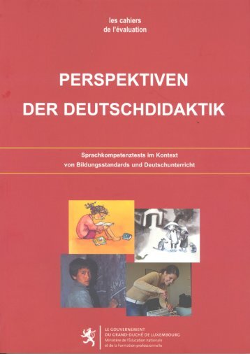 perspektiven der deutschdidaktik - Ministère de l'éducation ...