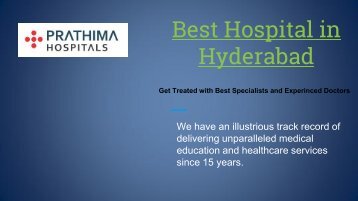 Prathima Hospital - Best Hospital in Hyderabad